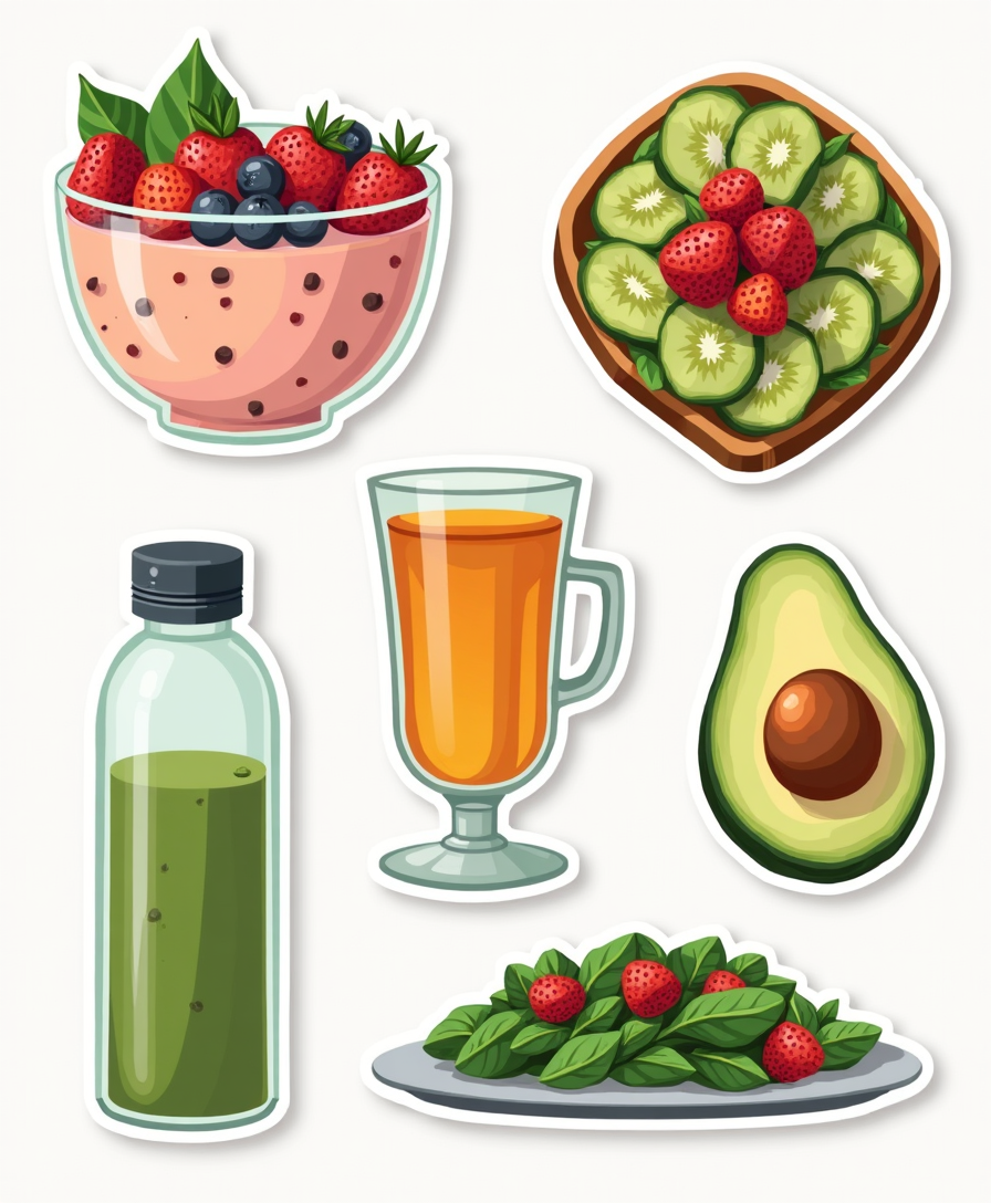Wellness & Self-Care - Sticker Sheet v13